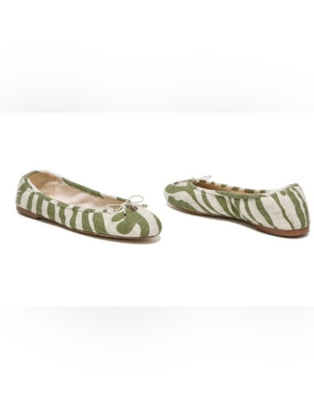 Sam Edelman Felicia
Ballet Flats in Soft Fern/ Natural Canvas shoes 81/2